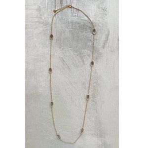 Kendra Scott Gold Slate Cats Eye Kelsie Necklace